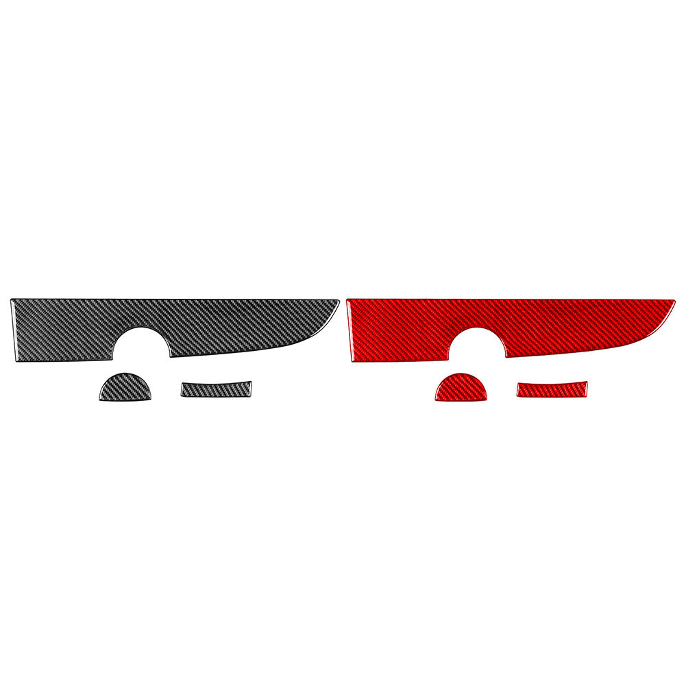 Carbon Fiber for Co -pilot Dashboard Panel Cover for Fiat 500 2012-2015