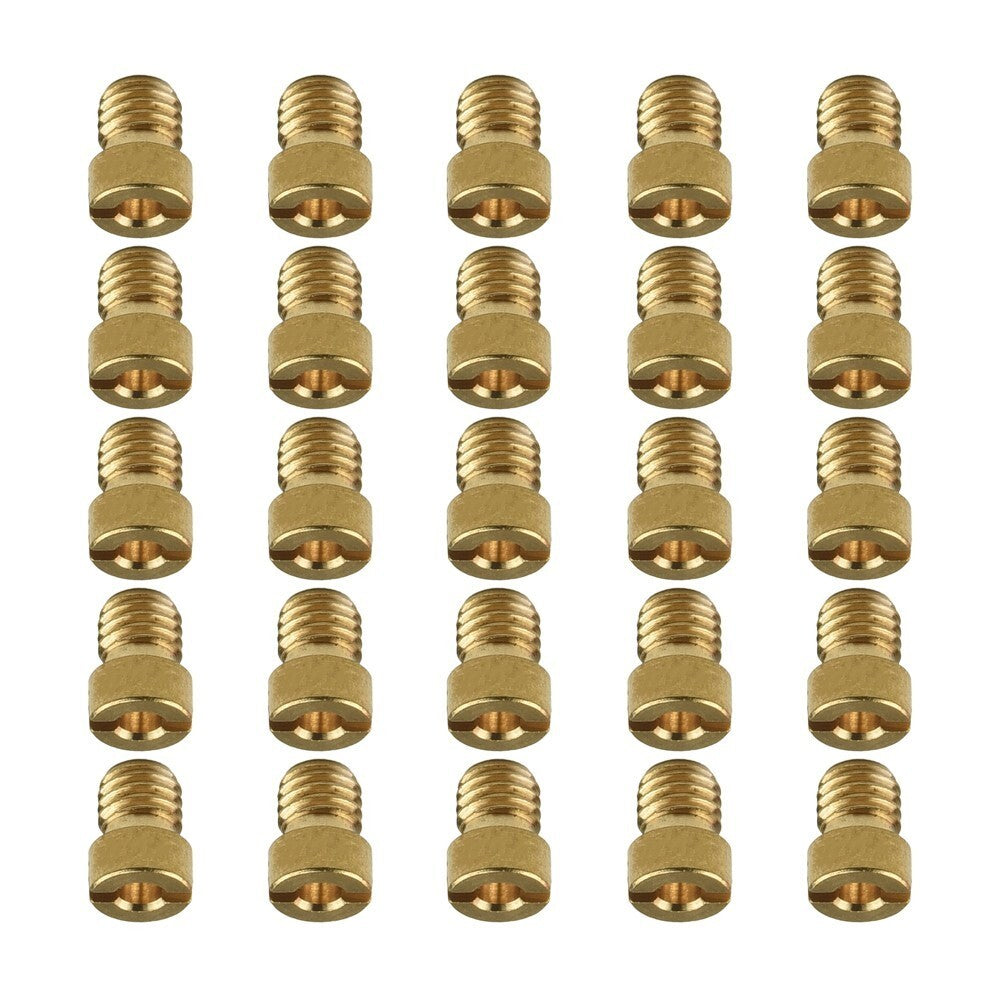 25 Pcs Carburetor Main Jets Nozzles For Dellorto M5 55-115 SHA SHB SHBC 5mm