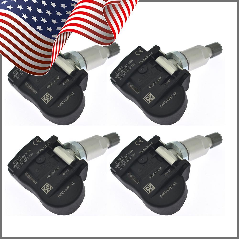 4pcs Tire Pressure Sensor TPMS for Land Rover for Peugeot for Jaguar FW93-1A159-AB