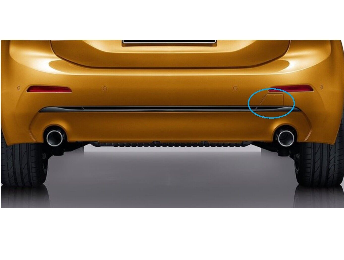 1PCS Rear Bumper Tow Hook Eye Cover Cap for BMW F52 1 Series Sedan 2017-2019