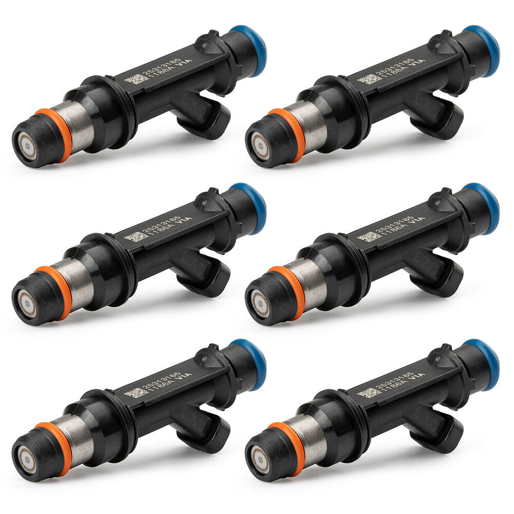 6PCS Fuel Injectors 25313185 for Chevrolet Trailblazer for GMC Envoy 4.2L 2002-2004