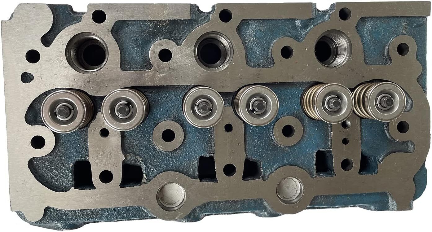 Complete Cylinder Head For Kubota D750 Engine W Full Set Valves Installed Ready