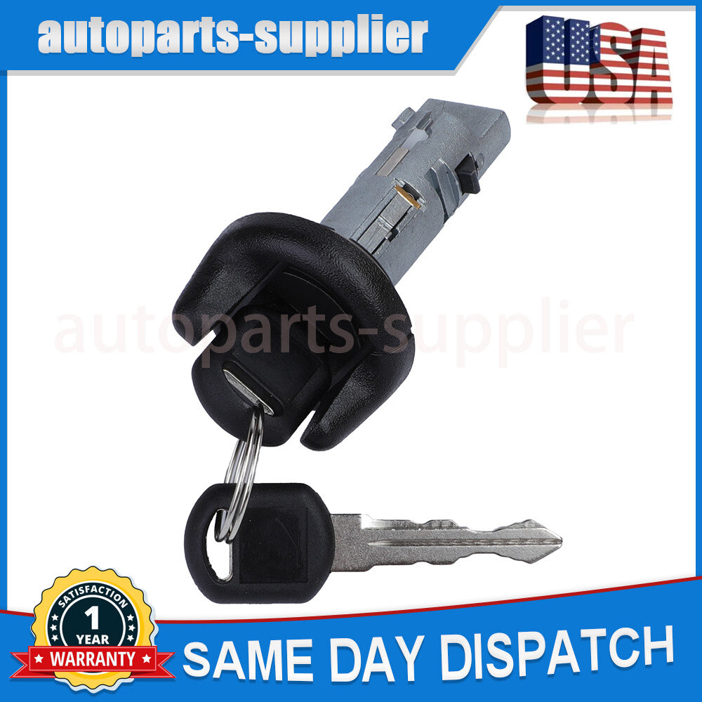 Ignition lock cylinder with key, black frame, suitable for Chevrolet for GMC for Oldsmobile 26049532