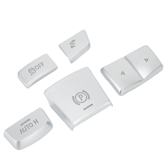 5-piece pack of handbrake gear shifter side switch P button cover for 5 6 series X3