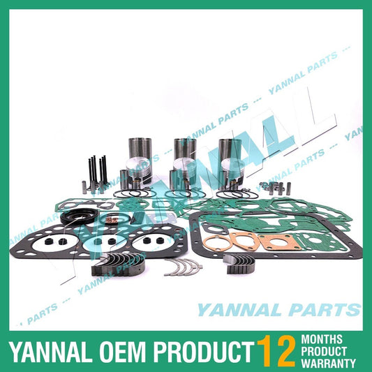 Suitable for Mitsubishi K3F IDI overhaul and rebuild kit full head gasket kit bearings