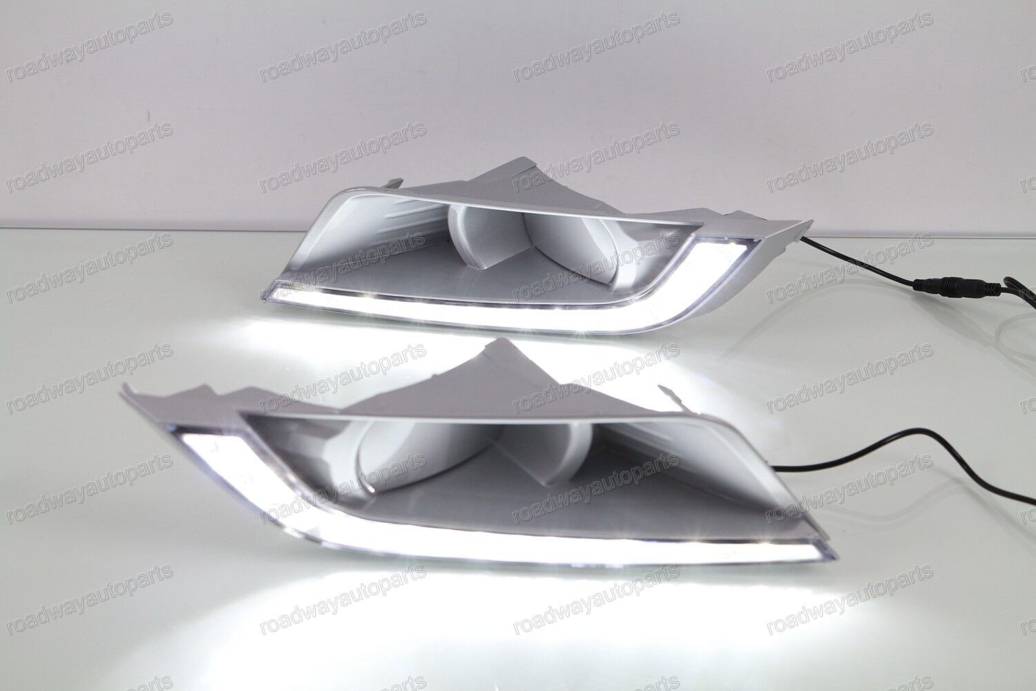 1set LED DRL Daytime Running Light w/Turn Signal Lamp for Ford Ranger 2015-2016