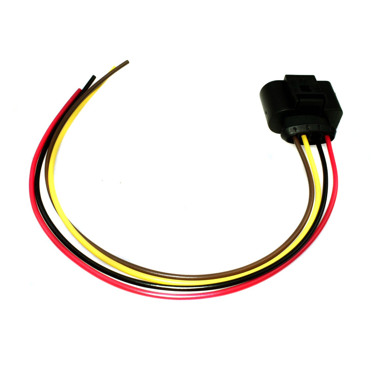 1X Ignition Coil Connector Harness Plug Wiring 1J0973724 for Jetta for Passat for Audi