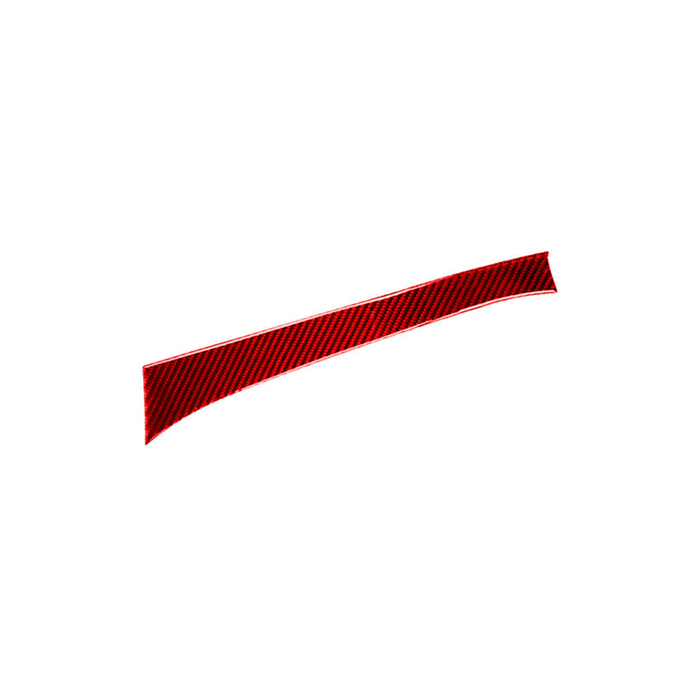 Red Carbon Fiber Passenger Dashboard Cover Trim for Nissan Rogue 2014-2016