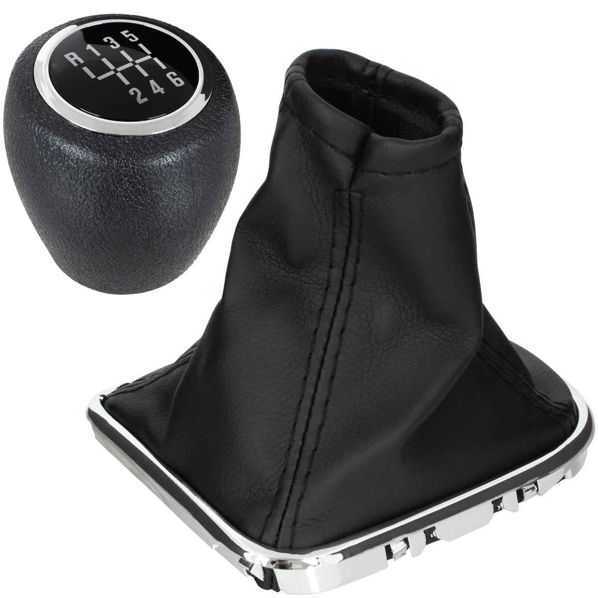 6-Speed Shift Button Canoe Shift Cuff for Chevrolet for Cruze 2008-2015 Chrome