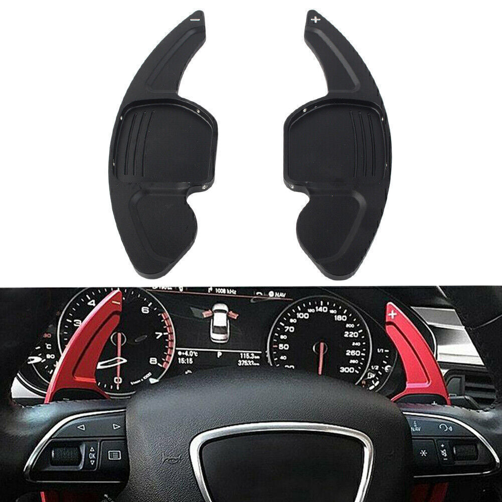 for Audi A3 A5 A6 A7 for A8 S5 Black Steering Wheel Shifter Extension Shift Paddle