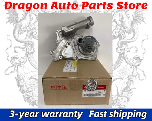new high-definition water pump suitable for Kia SEDONA 3.3L (2015), 3.5L (2011-2014), and 3.8L (2010) models. Model number 25100-3C131