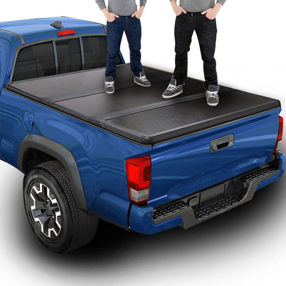 For 2020-24 for Jeep Gladiator JT Pickup Truck Bed Hard Tri-fold Tonneau Cover SY