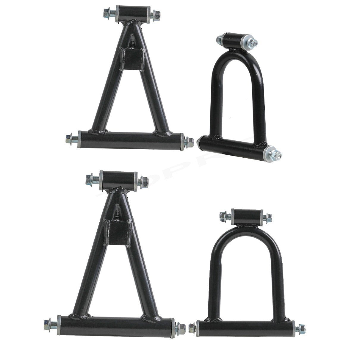 Upper/lower control arms and suspension damping kits for all-terrain vehicles, four-wheeled bicycles, off-road vehicles, go-karts