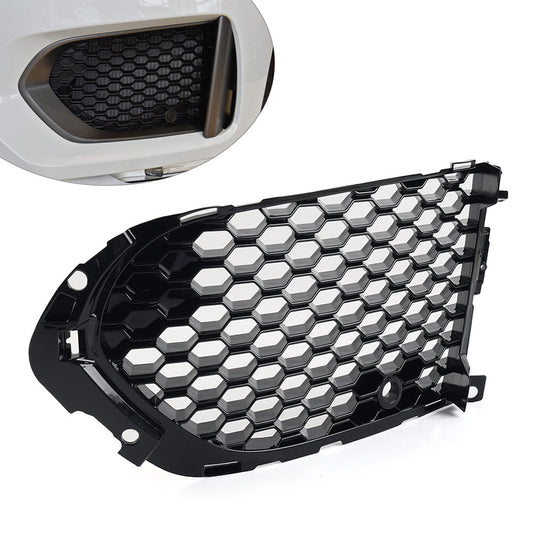 Opened Mesh Front Bumper Fog Light Lamp Grill Grille With PDC Fit for Jaguar F-Pace