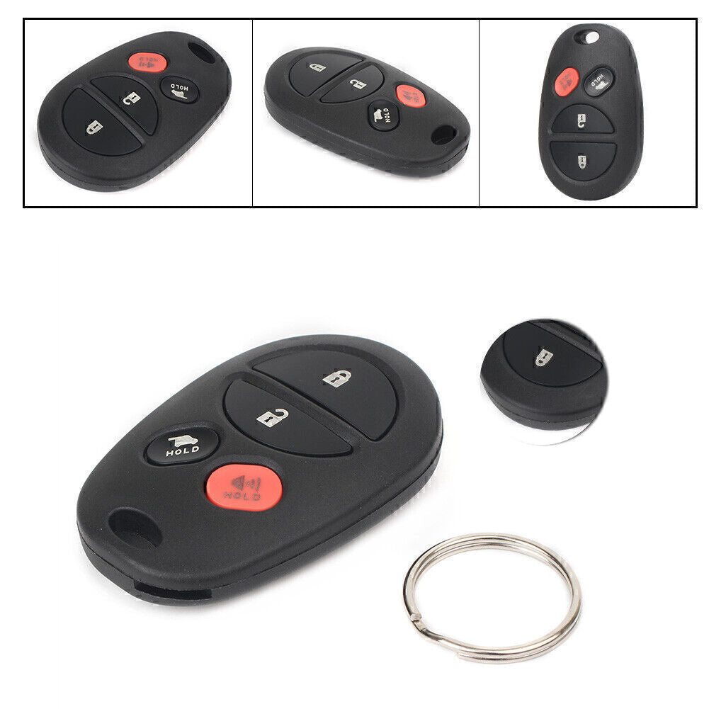 1X Replacement Car Remote Entry Key Fob Fit for Toyota Highlander Sequoia Gq43vt20t