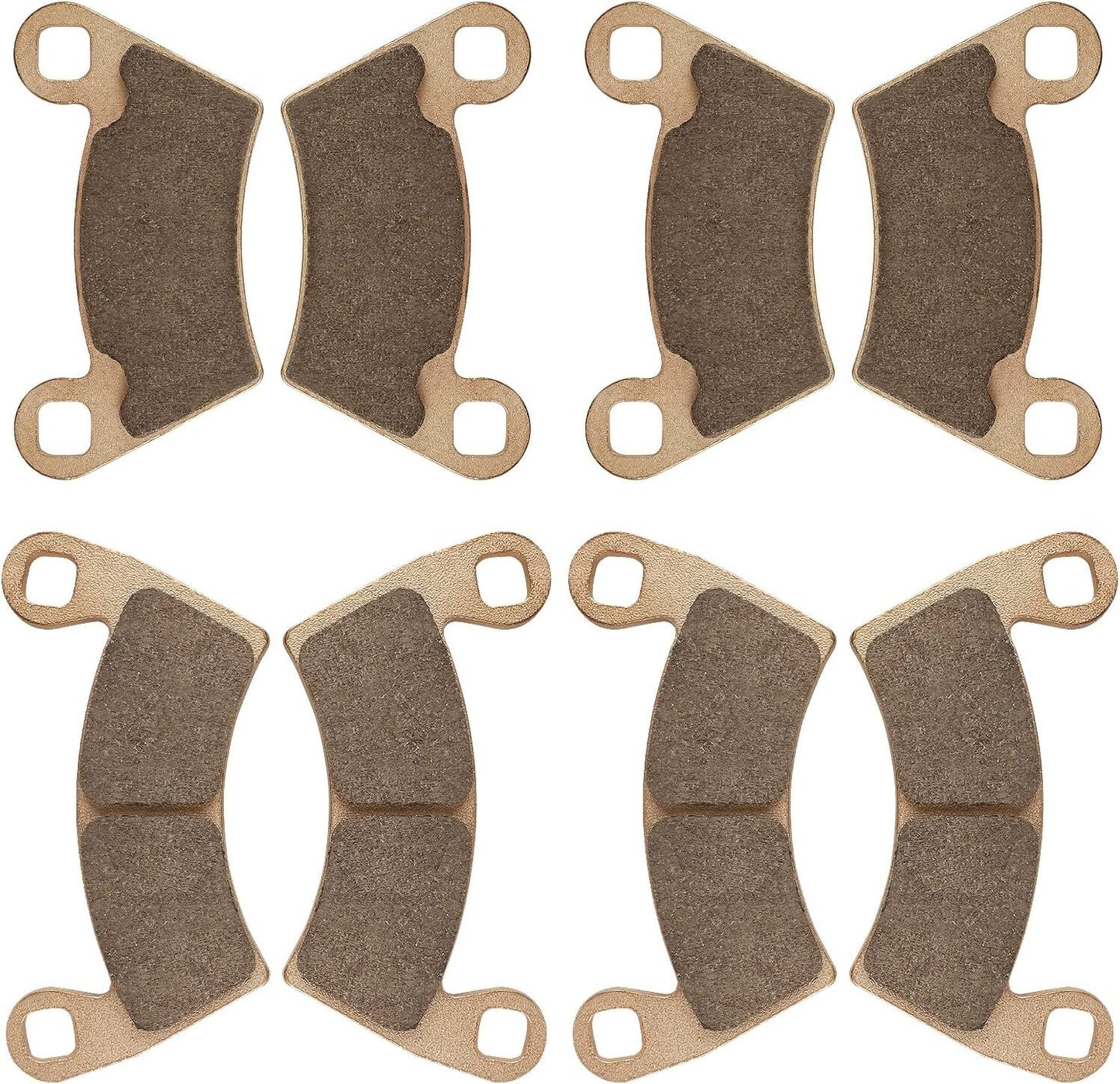 Brake Pads Front and Rear for Polaris Ranger XP 900 2012-2018 for Polaris Ranger 500