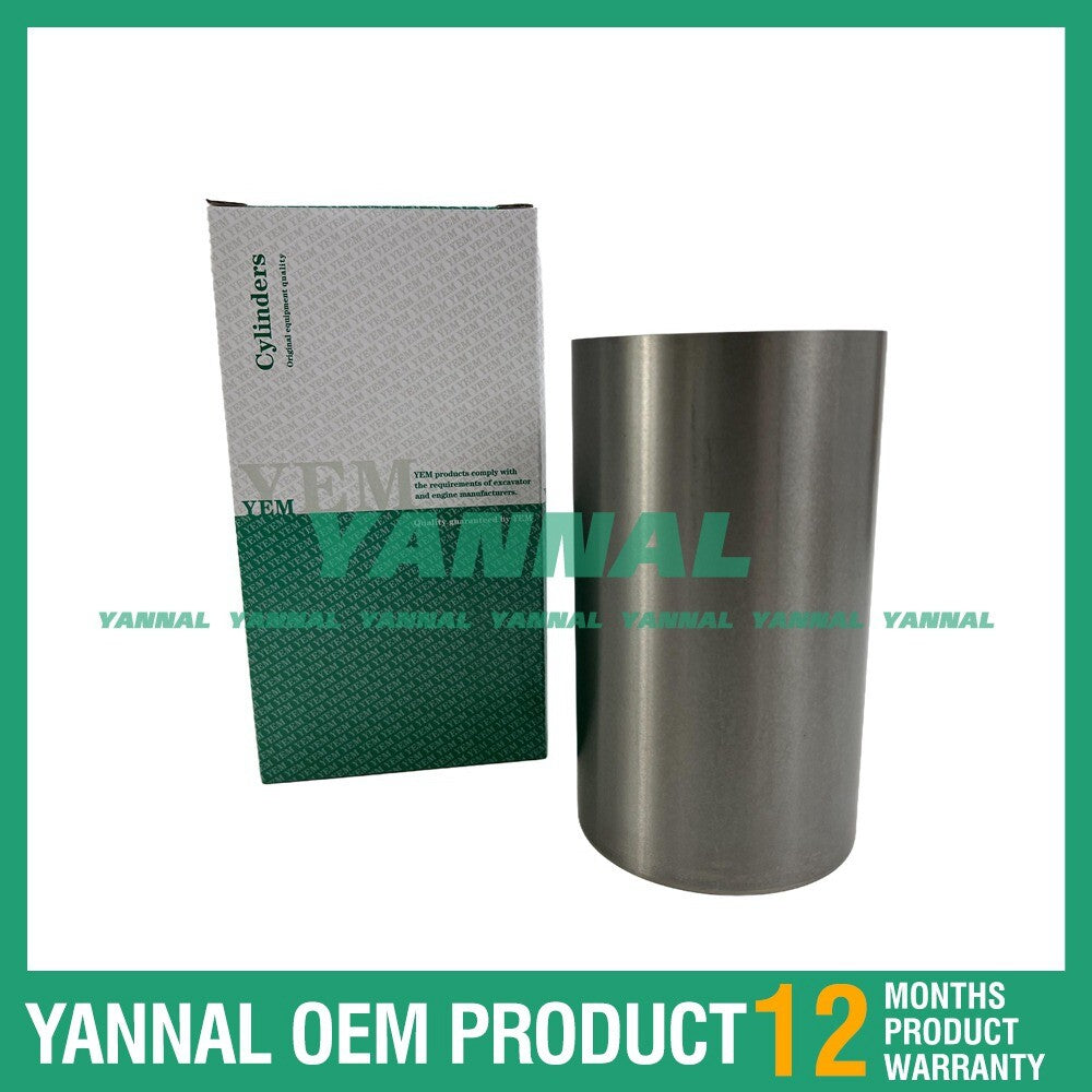Four new 4FB1 cylinder liners for Isuzu Iseki TL3700 tractors.