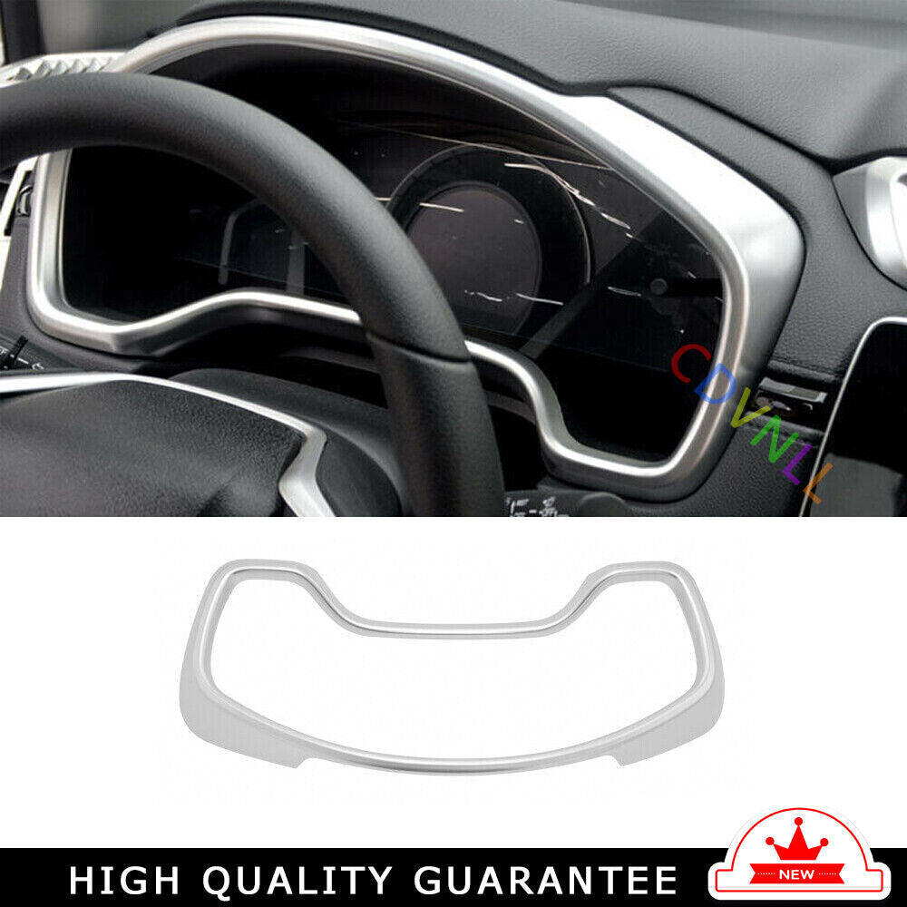 Dashboard Panel Frame Cover Trim 1PCS for Honda CRV CR-V 2017-2022 Matte Silver