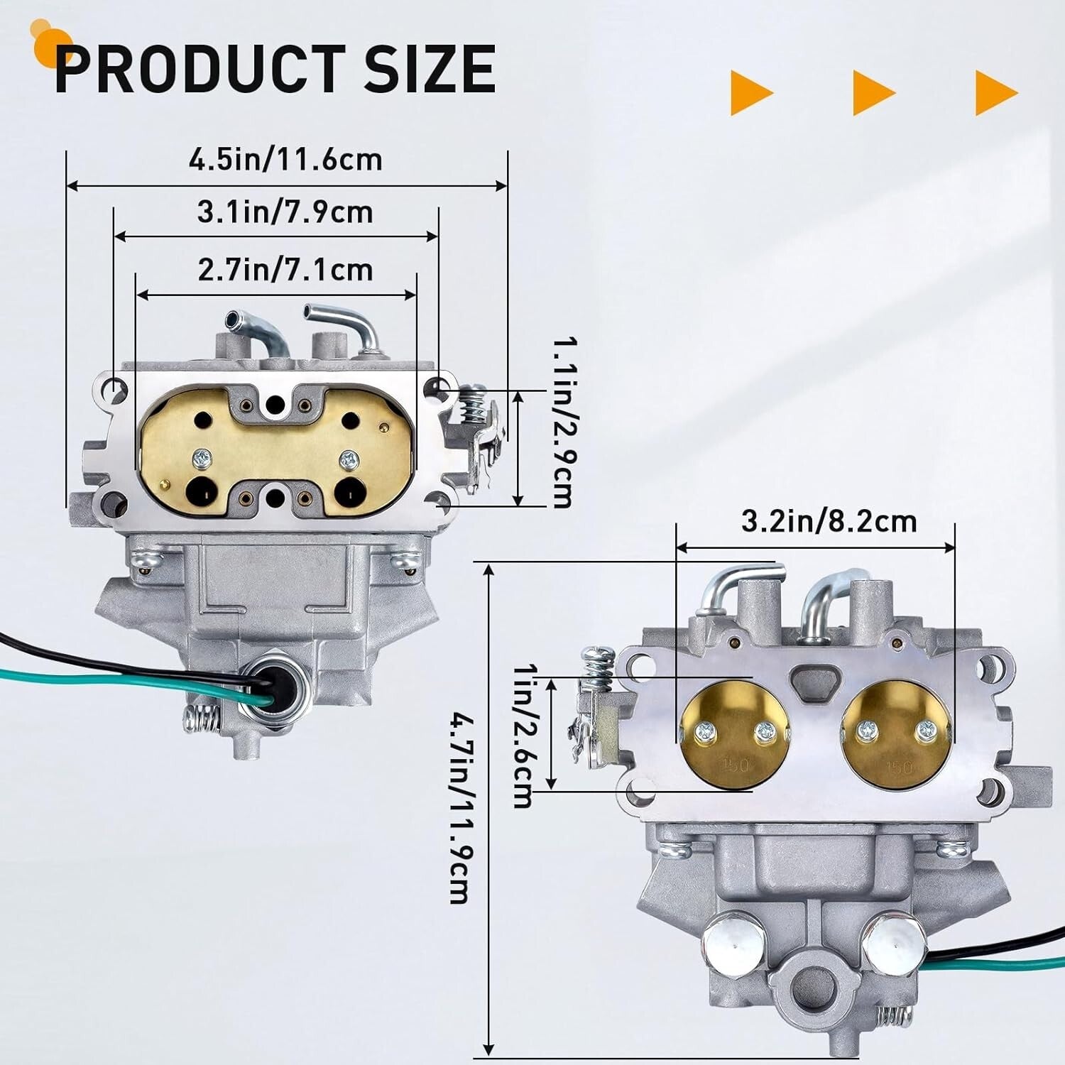 Carburetor for Kawasaki FH601V 4-Cycle Engine15003-7041 15003-7077 with Gaskets