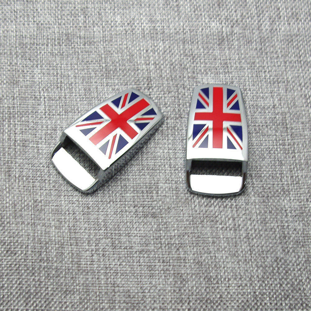 2PCS Union Jack Windshield Washer Spray Nozzle for Mini Cooper Coopers Clubman