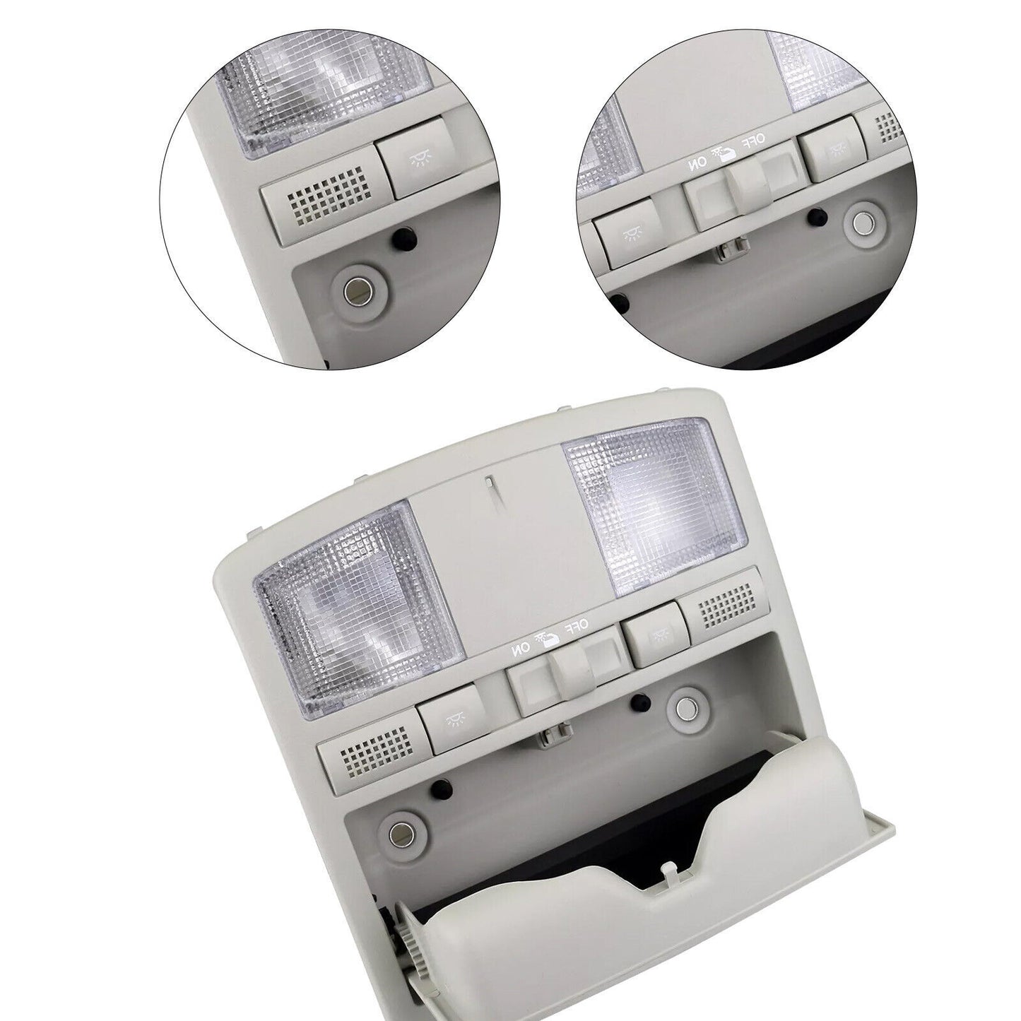 Overhead Console Reading Light For 2009-2013 for Mazda CX-9 6 2010-2015 w/o Sun Robp