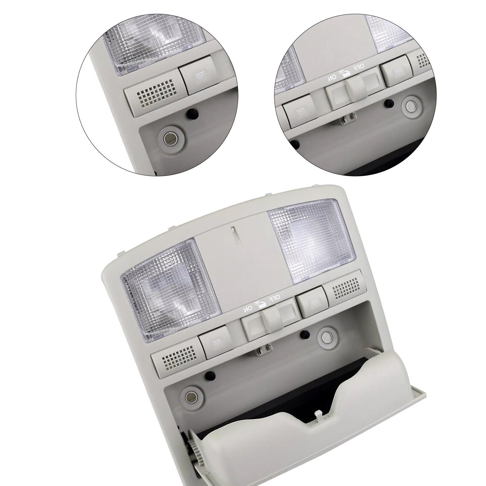 Overhead Console Reading Light For 2009-2013 for Mazda CX-9 6 2010-2015 w/o Sun Robp