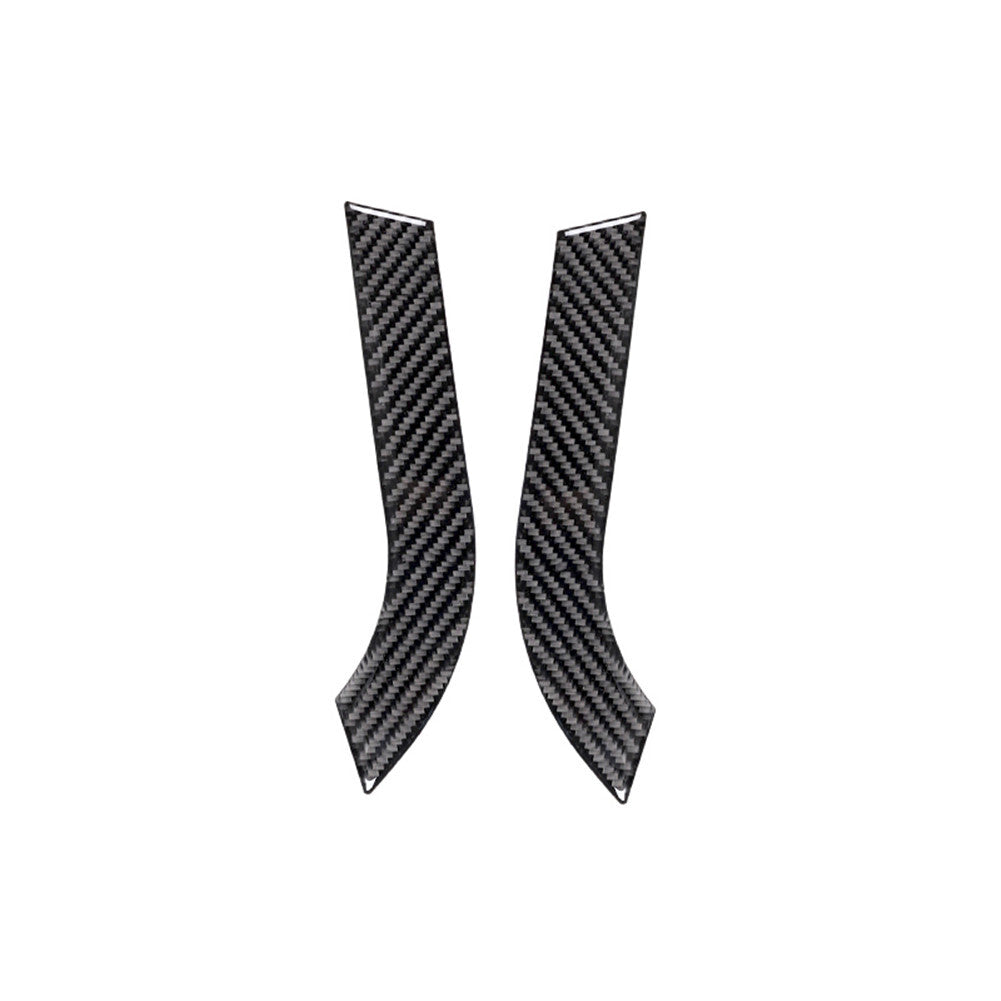 2Pcs Carbon Fiber Cupholder Side Trim Cover for Honda Accord Sedan 2003-2007
