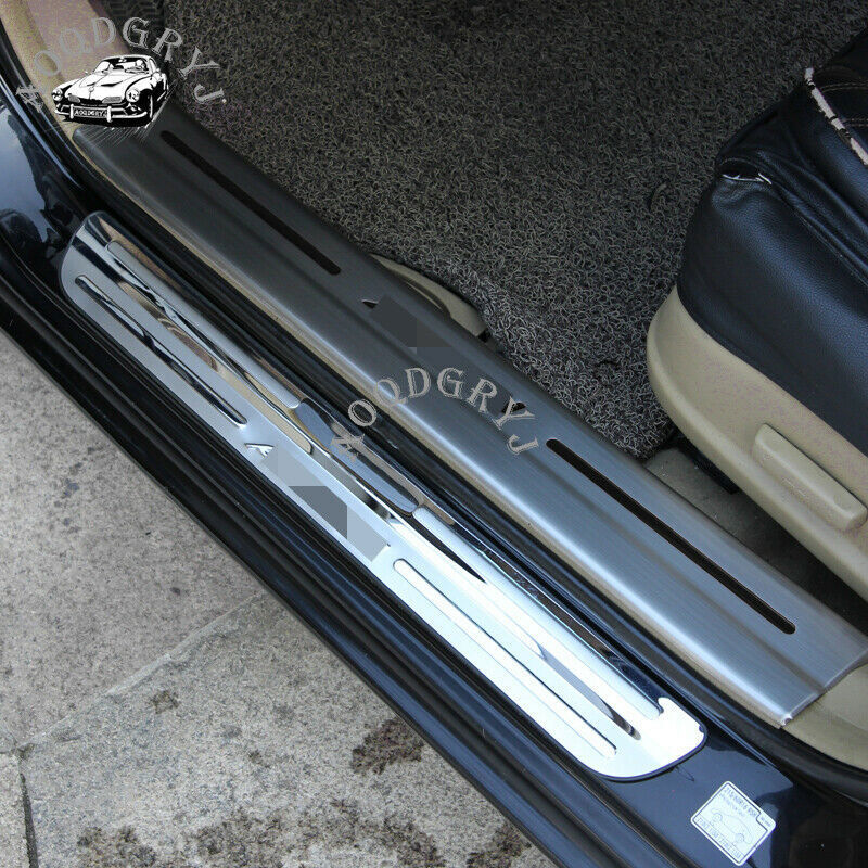 External Sill Scuff Plate Door Protector Pedal Cover for Honda Accord 2008-2012