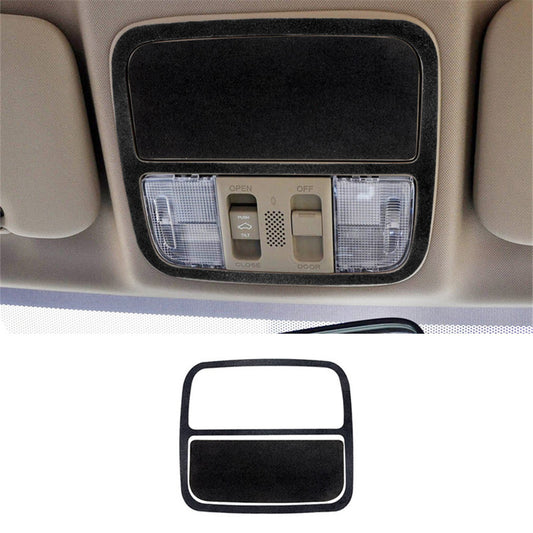 Suede Leather Front Reading Light Panel Trim Cover for Honda CR-V CRV 2007-2011