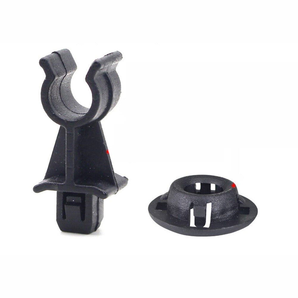 2 Car Hood Prop Rod Support Clamp Grommet Clips for Nissan