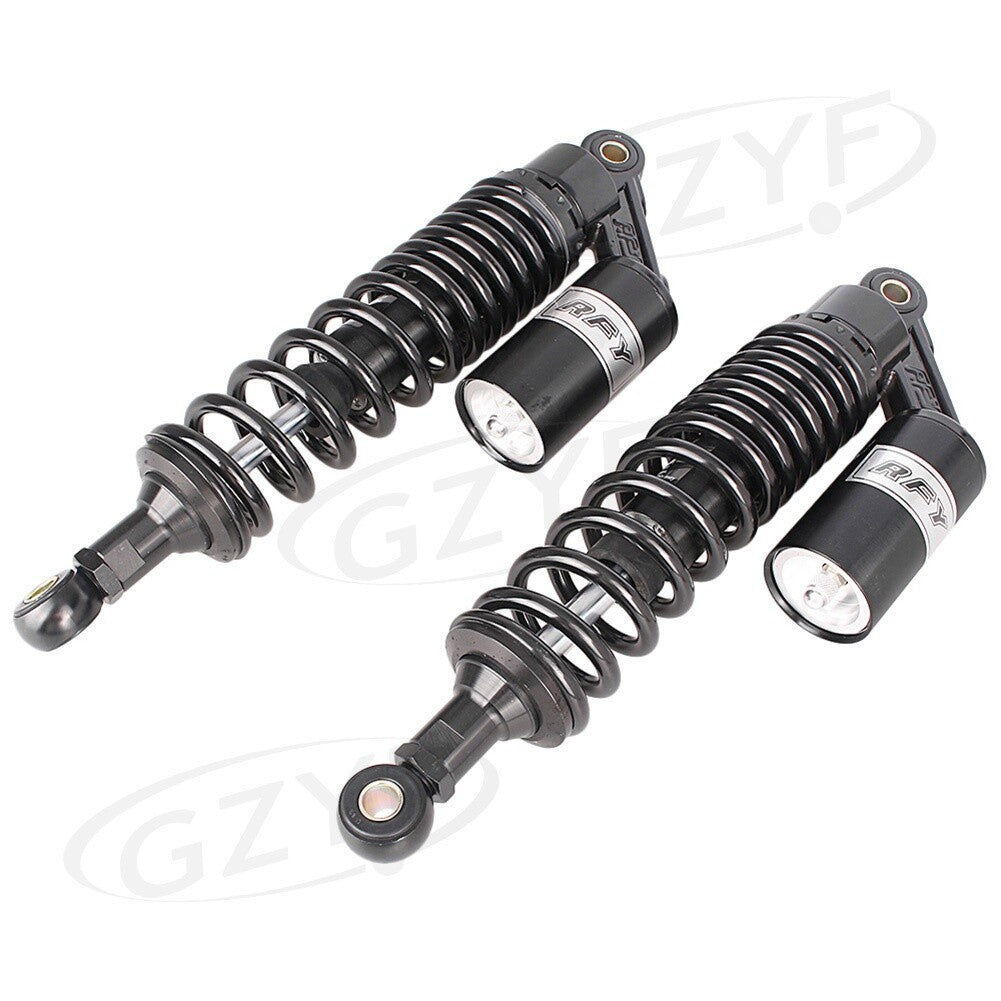320mm Rear Gas Shock Absorber Damper Suspension Black Fit for Motorcyce Pair US