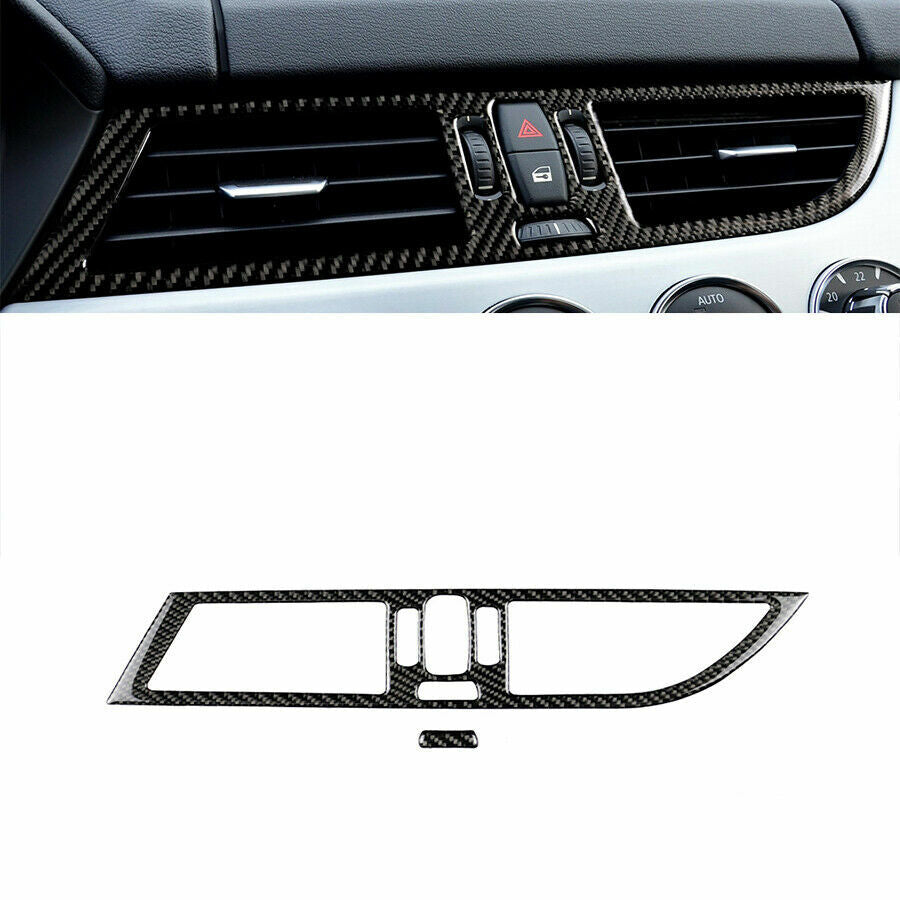 Carbon fiber console air vent socket cover trim suitable for BMW Z4 E89 2009-15