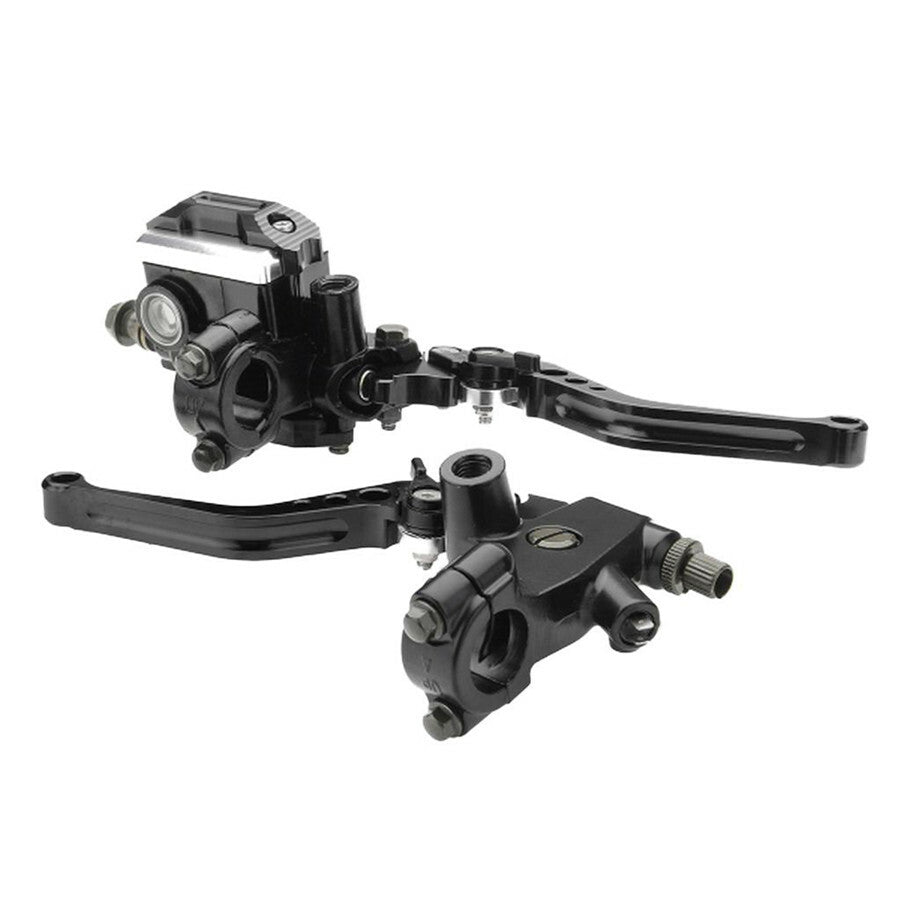 7/8 Motorcycle Front Brake Clutch Levers Master Cylinder Reservoir Lever 2pcs