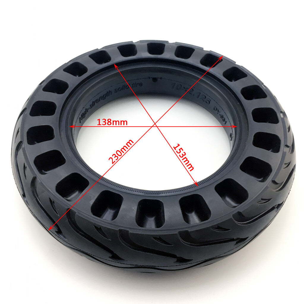 10 10x2.125 anti-slip Solid Tire for Xiaomi M365 Pro Gotrax Electric Scooter