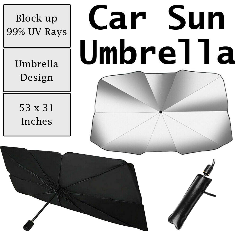 for Ford Accessories Car SUV Windshield Umbrella Sun Shade UV Block Visor Cover