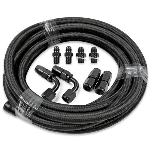 Automatic transmission cooler line +6AN APush lock accessory for GM 4L60 E4L65E