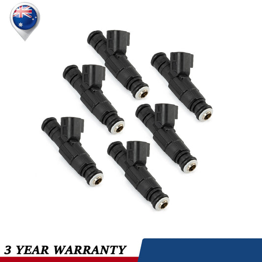 6PCS Fuel Injectors 0280155923 Fits For 1999-2004 for Jeep TJ 4.0L I6 0280155784