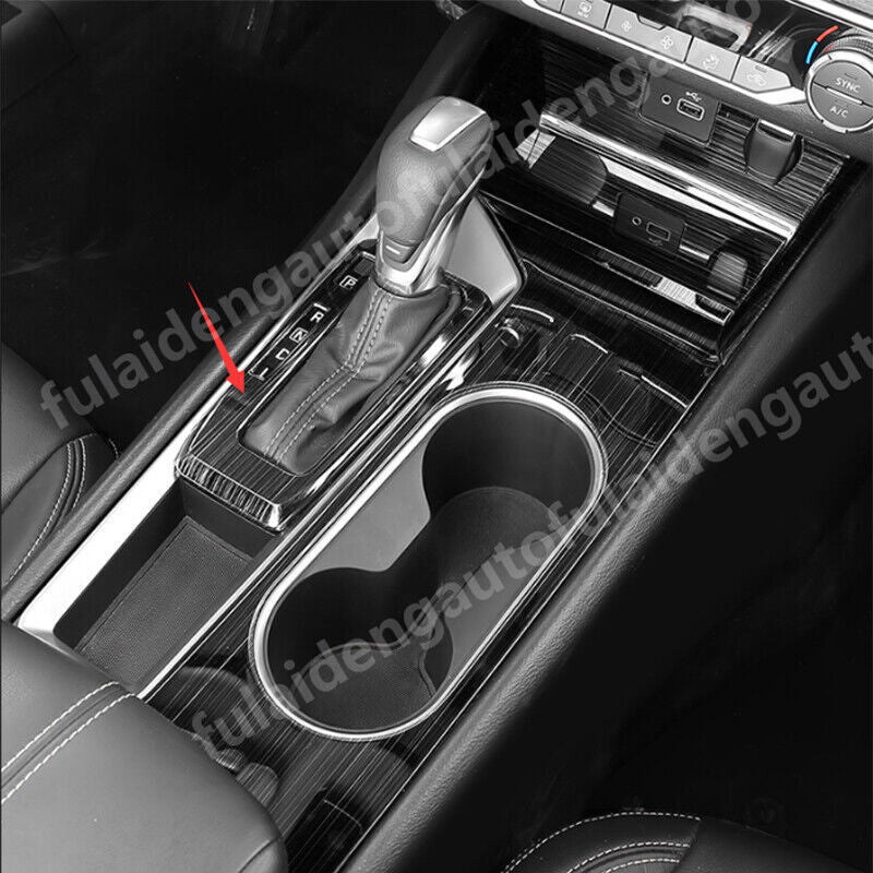 for Nissan Altima 2019-2022 Stainless Black Titanium Gear Shift Panel Cover Trim