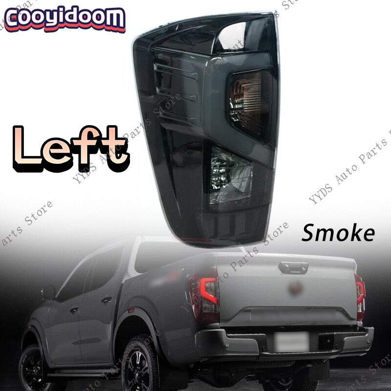 Left Side for Nissan Frontier Navara NP300 D23 2015-2023 Smoke Tail Lights