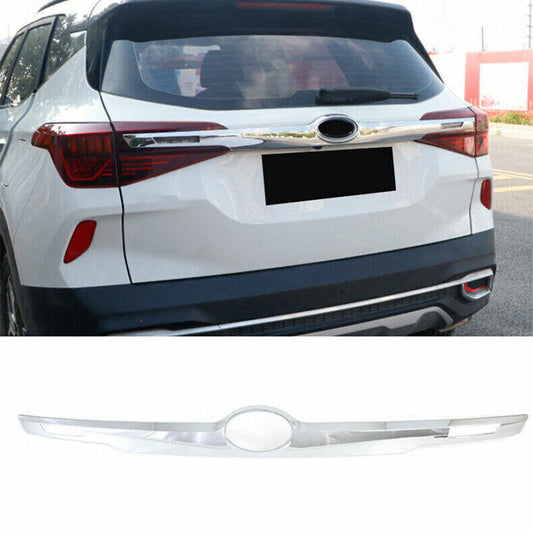 for Kia Seltos 2020-2023 Chrome Trunk Tailgate Lid molding Middle Cover Trim New