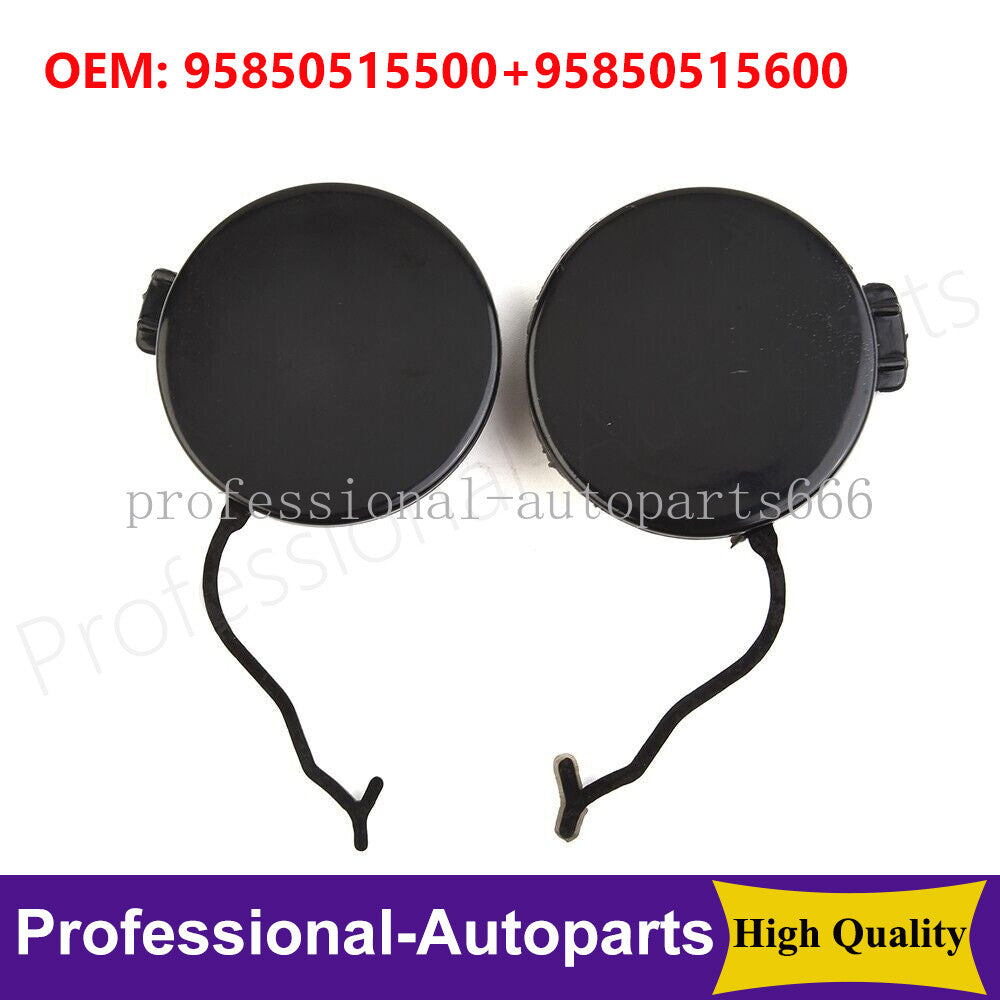 One pair of front left and right bumper tow hook covers suitable for 2011-2014 for Porsche for Cayenne .