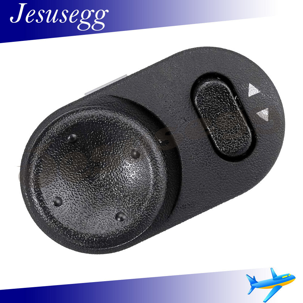 Exterior Side Wing Mirror Control Adjuster Switch for Vauxhall for Opel Vectra Black