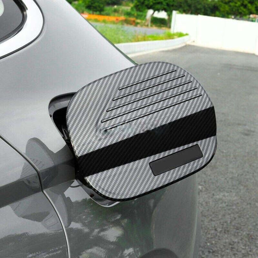 Carbon Fiber Fuel Tank Lid Cover Accessories For 2020-2022 for Hyundai Sonata
