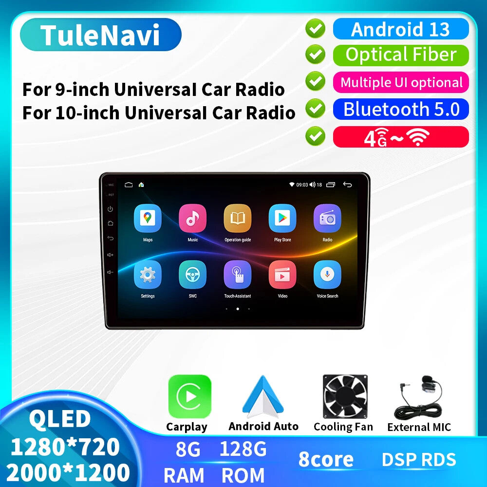 for Nissan for Toyota for Honda for Kia Stereo Car Radio CarPlay Auto Multimedia Player GPS