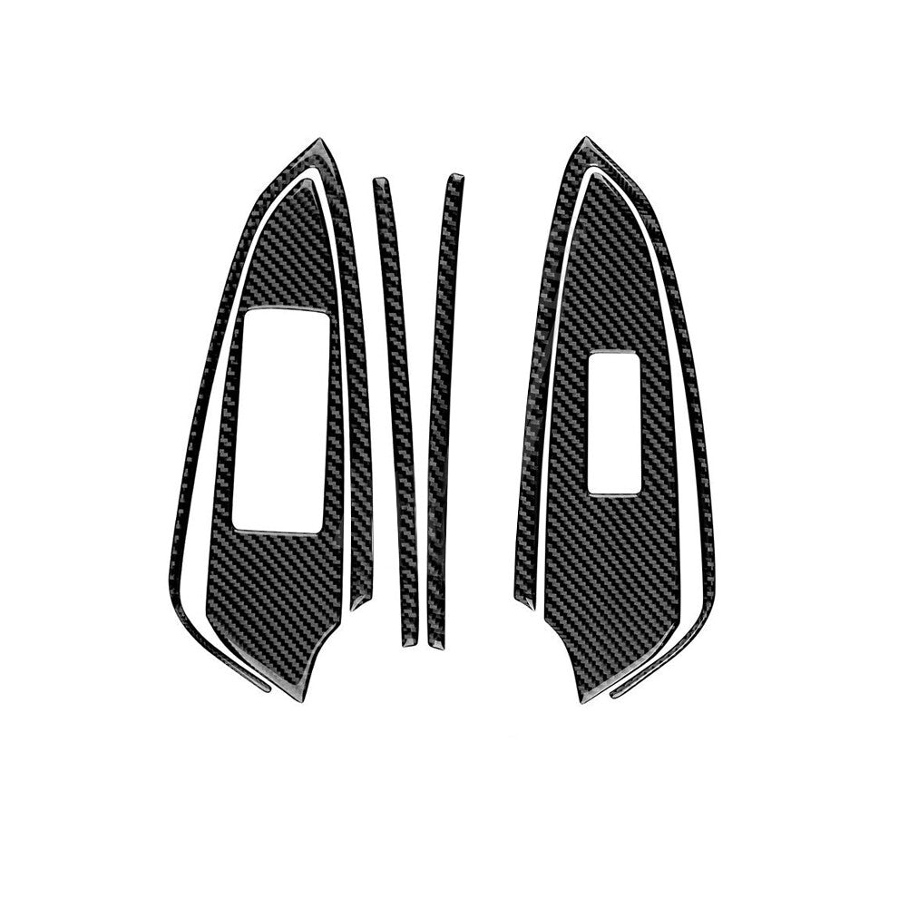 Carbon Fiber Door Window Control Cover Trim for Lexus RC300 350 200T 2015-2020