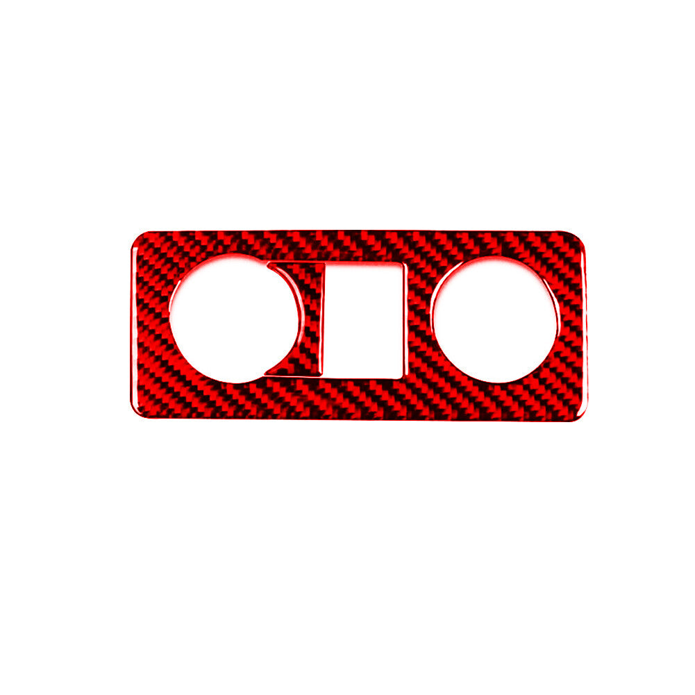 Red Carbon Fiber Dim Light Control Trim For Silverado/tahoe/ for sierra 2007-14 TypeA