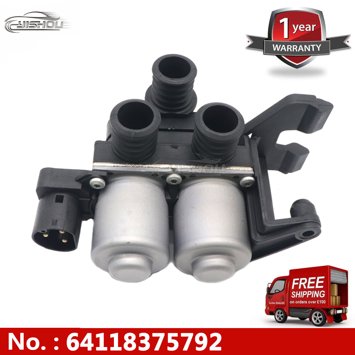 64118375792 New heater control valve suitable for BMW E36 3 Series 318i 323i 325i 328i M3
