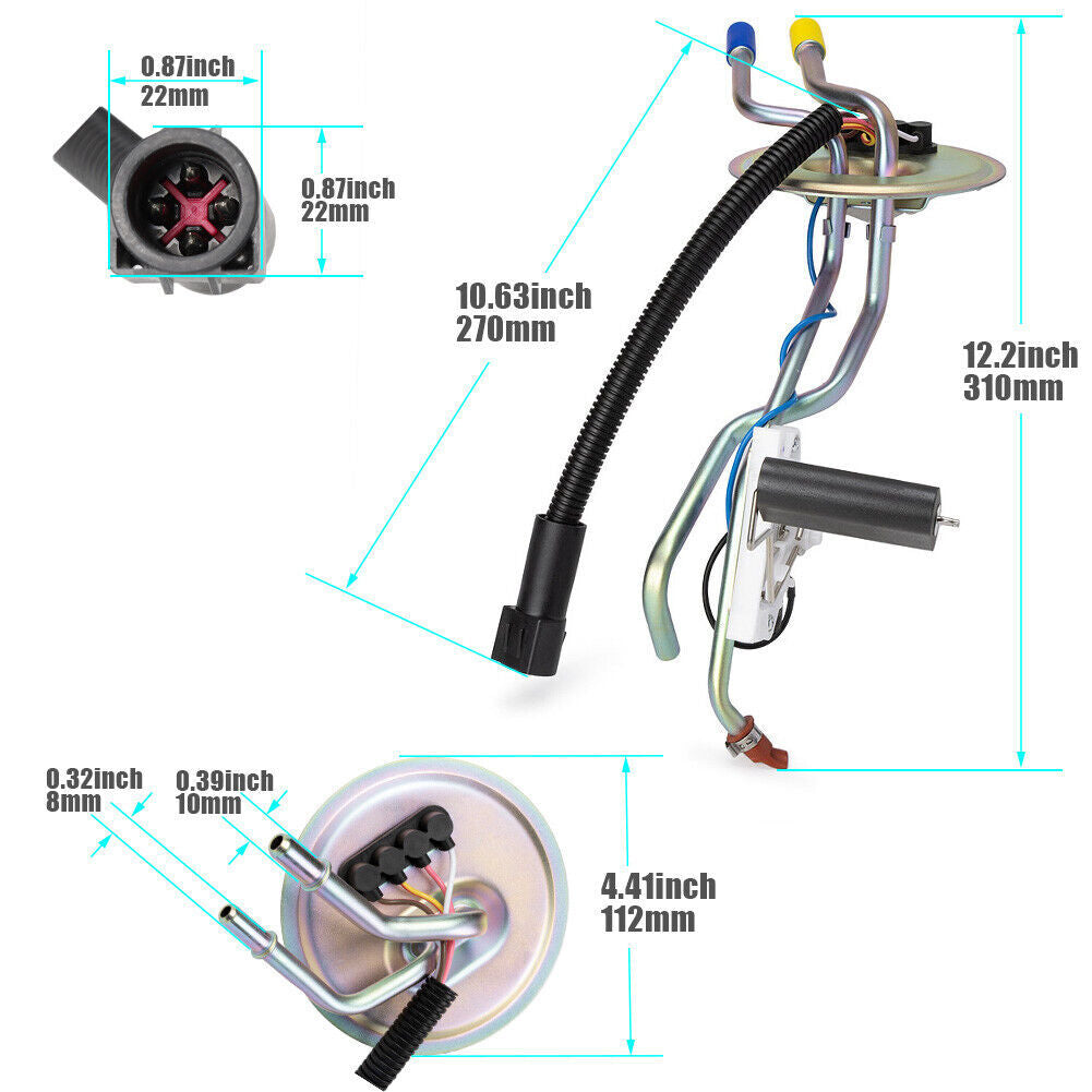 Diesel Pickup Rear Tank Sending Unit FMSU-9DER For 1994-97 for ford F250 F350 7.3L