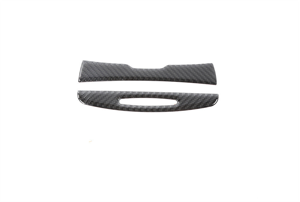 Soft Carbon Fiber Water Cup Holder Panel Decorative Trim for Dodge Charger 2015+