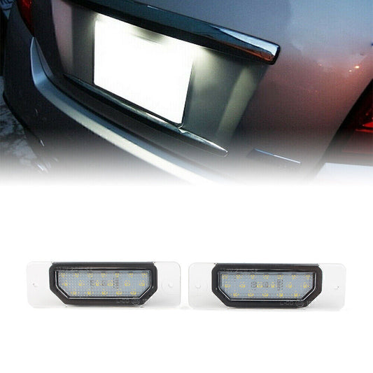 2x LED License Number Plate Lights White Fit for Infiniti Fx35 Fx45 Q45 I30 I35 Q70